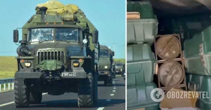 Українські захисники захопили трофейну вантажівку, забиту російськими снарядами. Відео