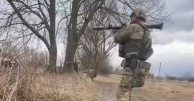 Київський КОРД зняв на відео бій, в якому знищив два ворожі танки