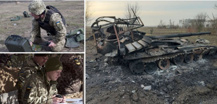 Українські морпіхи зі «Стугни» розбили вщент російський танк. Відео