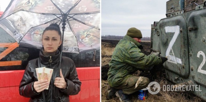 Дружинам убитих російських окупантів видали по 10 тисяч рублів: з’явилися фото вдів «героїв Новоросії»
