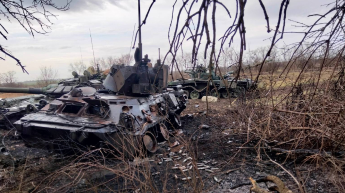 Харківщина: українські бійці ліквідували ворожу колону, що йшла на Ізюм