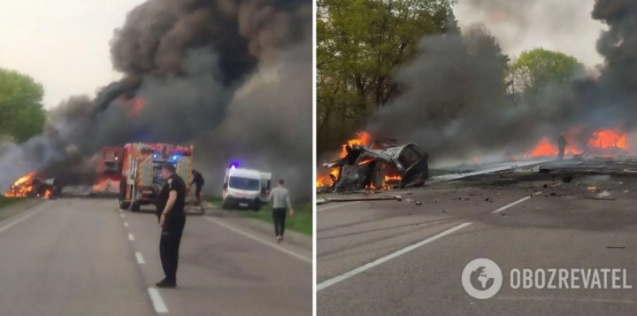 На Рівненщині автобус зіткнувся із бензовозом: 17 загиблих. Фото та відео