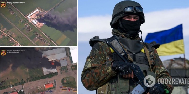 Українські артилеристи спалили базу забезпечення окупантів у тилу: яскраве відео