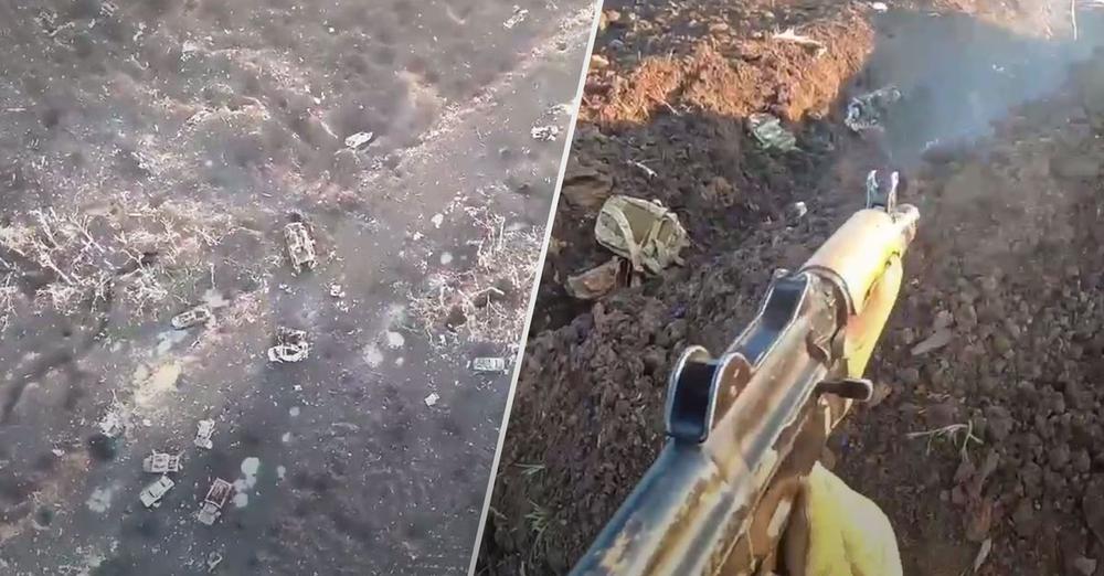Білоруський батальйон зачистив траншеї вздовж «дороги життя» на Бахмут: відео боїв