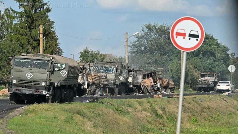 На Курщині розбили ще одну колону військ РФ