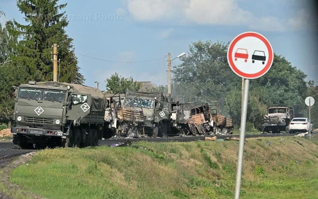 На Курщині розбили ще одну колону військ РФ