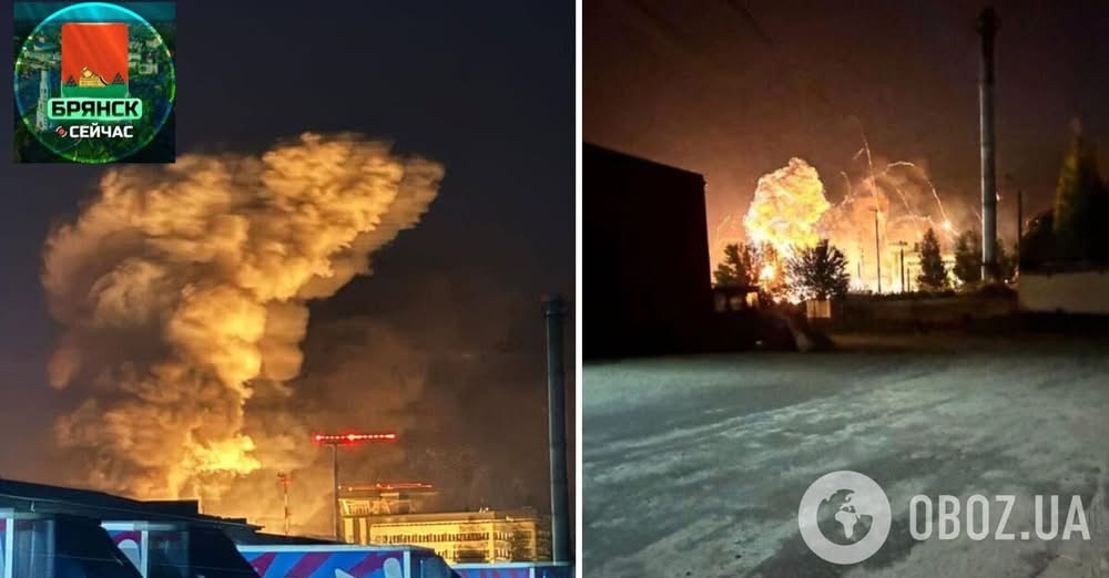 У російському Брянську пекло: аеропорт потрапив під атаку дронів. Фото й відео