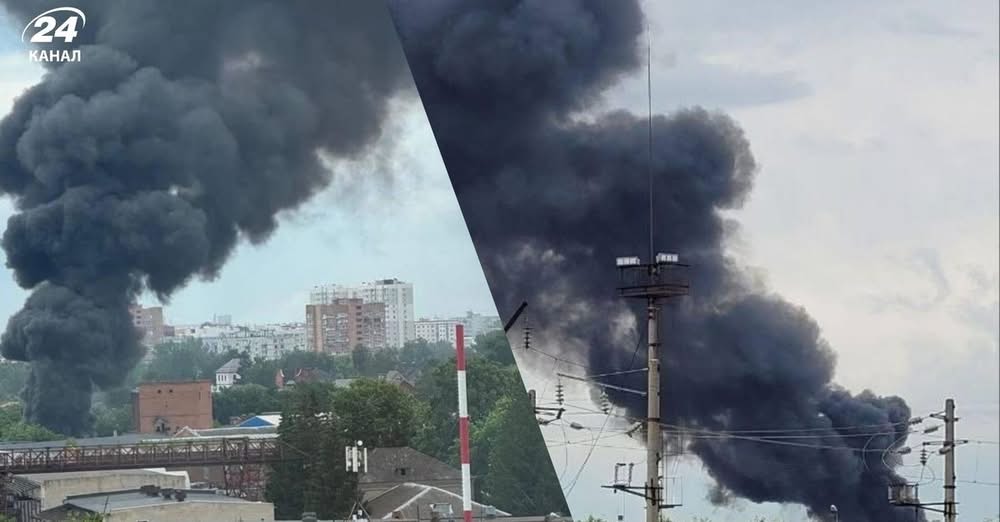 У російській Коломні чутно вибухи: сталася пожежа біля військової частини
