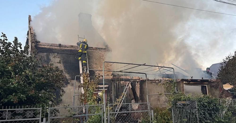 У Луцьку внаслідок атаки фактично знищений приватний житловий будинок