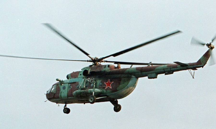 У росії розбився вертоліт Мі-8: є загиблі (відео)