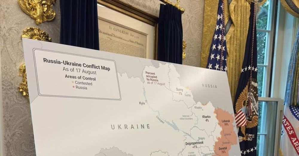 Карта України в центрі переговорів: що показали Зеленському в Білому домі