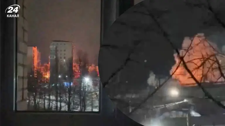 У Чебоксарах після повітряної атаки потужно вибухнув російський оборонний об’єкт